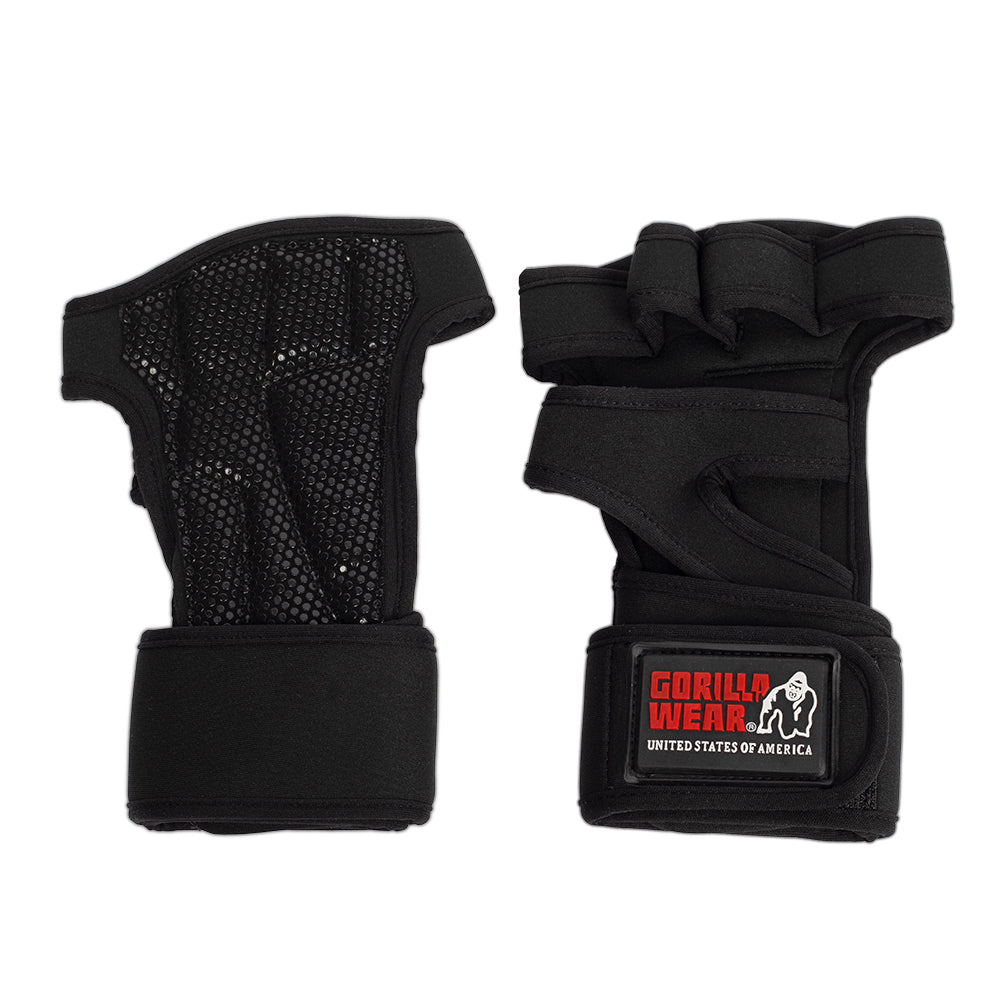 Gorilla Wear Yuma Weightlifting Gloves Workout Gloves - Musta