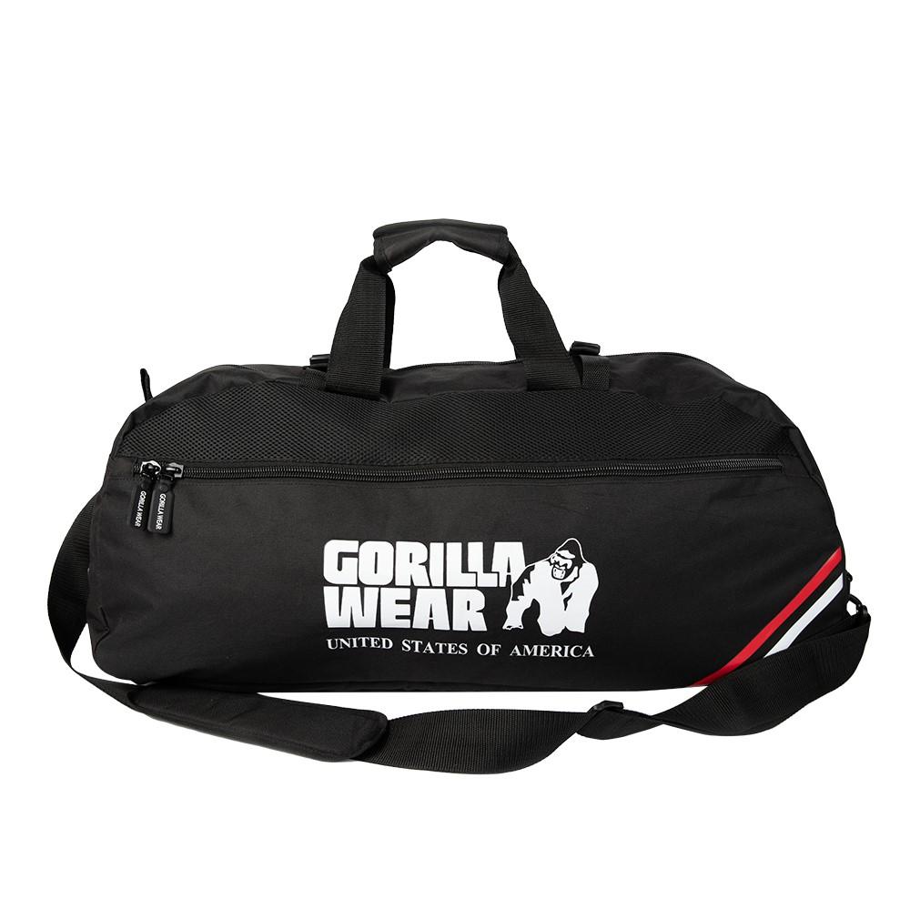 Gorilla Wear Norris Hybrid Gym Bag - Musta