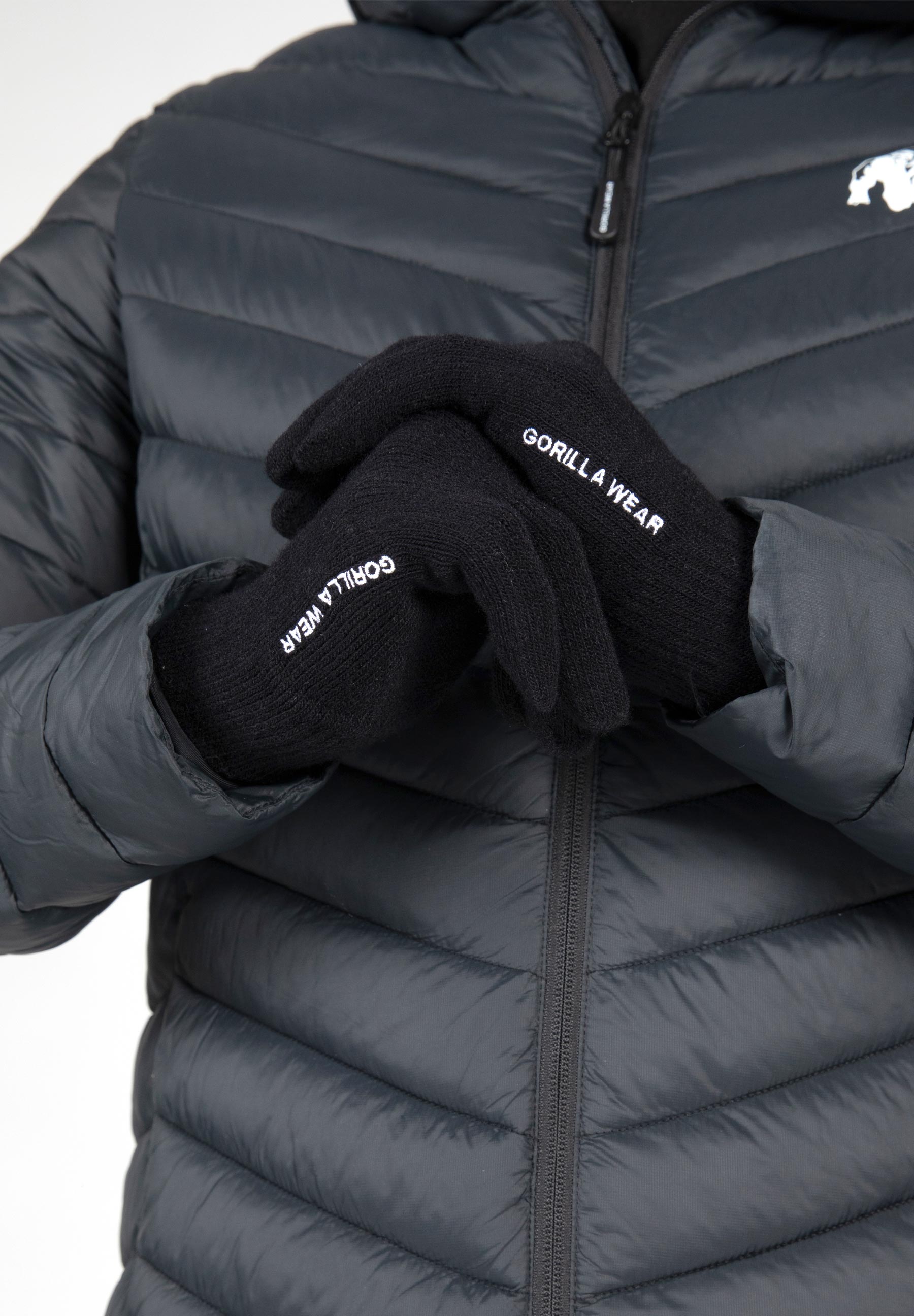 Gorilla Wear Waco Knitted Gloves - Black