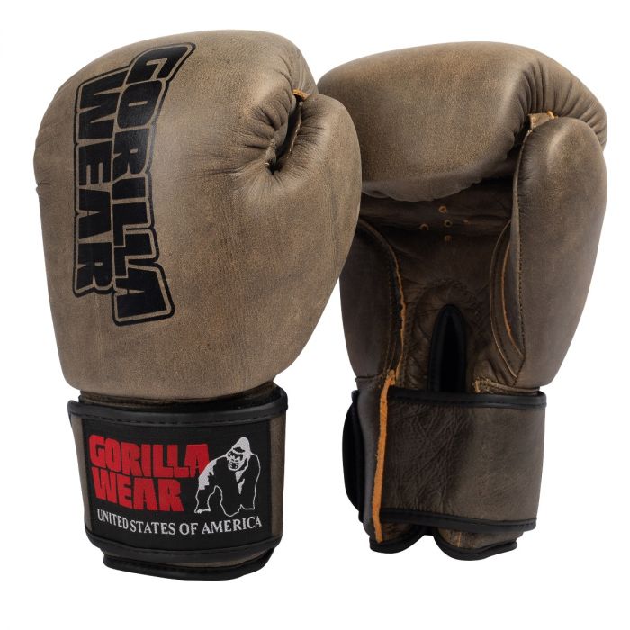 Gorilla Wear Yeso Boxing Gloves - Vintage Brown