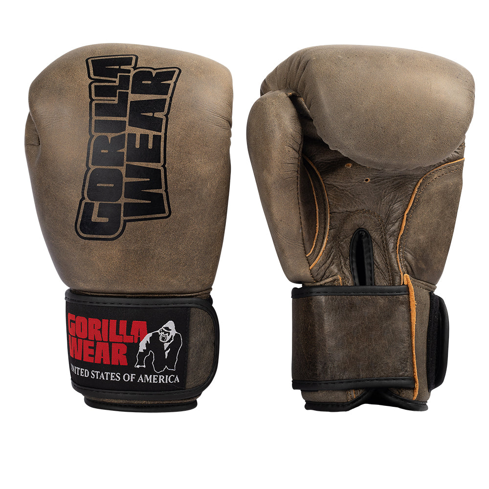 Gorilla Wear Yeso Boxing Gloves - Vintage Brown
