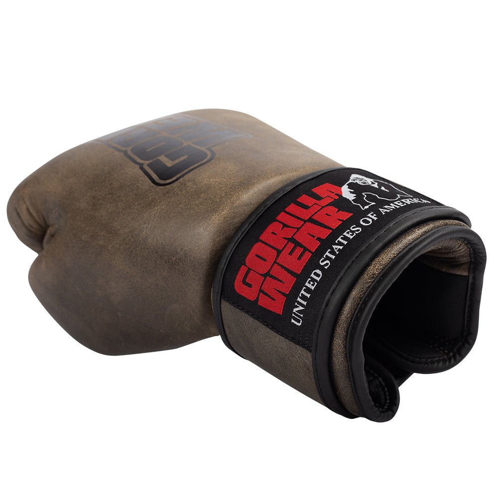 Gorilla Wear Yeso Boxing Gloves - Vintage Brown