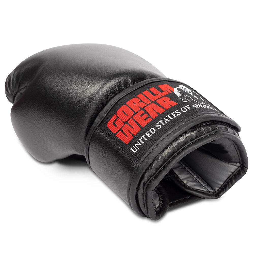Gorilla Wear Mosby Boxing Gloves - Musta