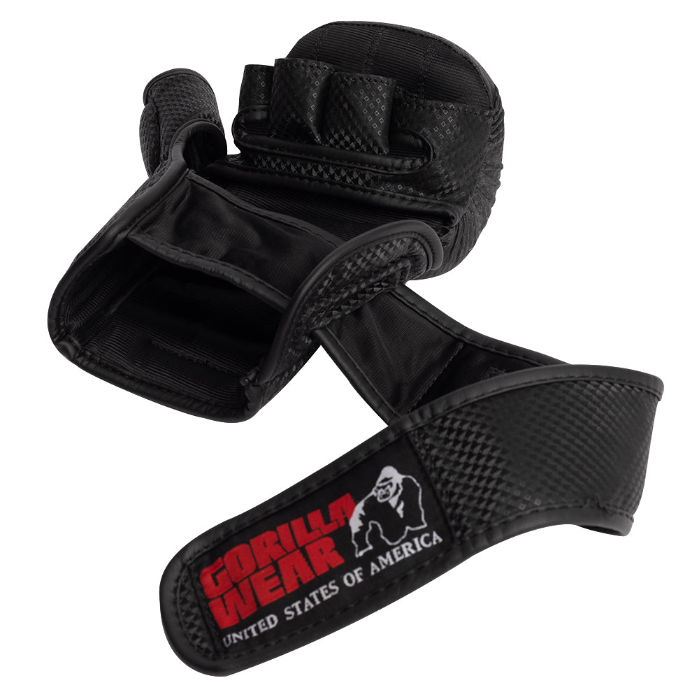 Gorilla Wear Ely MMA Sparring Gloves - Musta