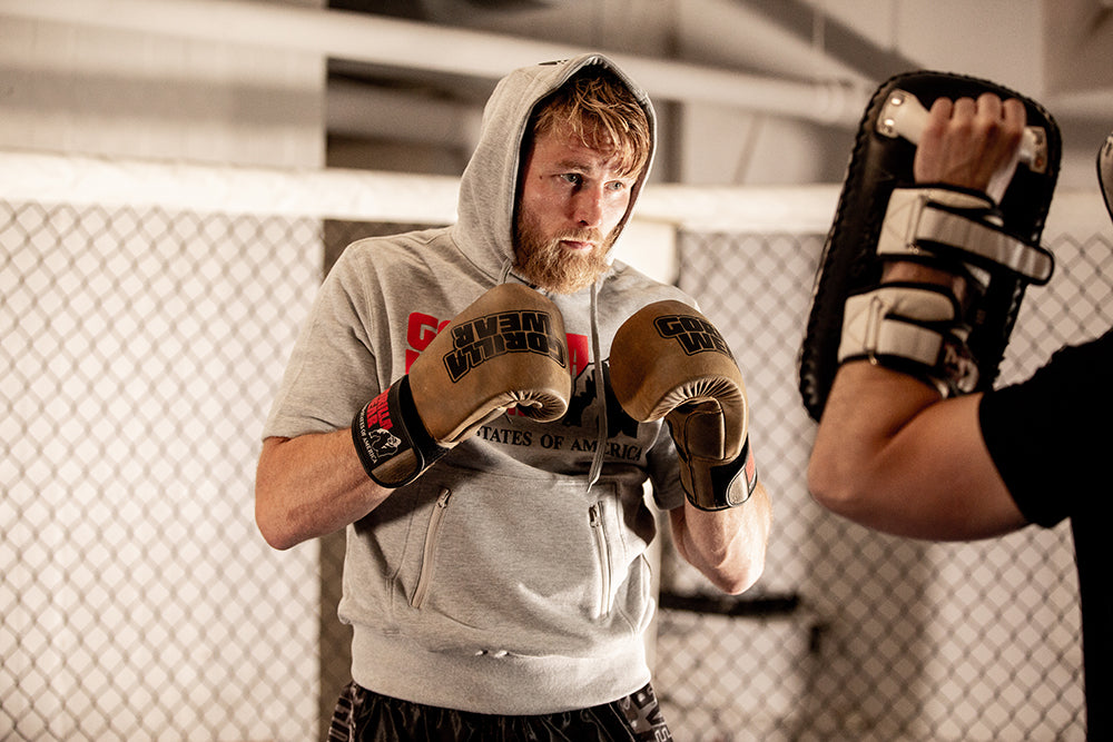 Gorilla Wear Yeso Boxing Gloves - Vintage Brown