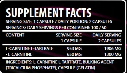 All Sports Labs L-CARNI X - 100 kapselia
