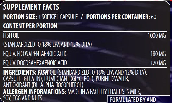 All Sports Labs OMEGA-3 - 60 kapselia