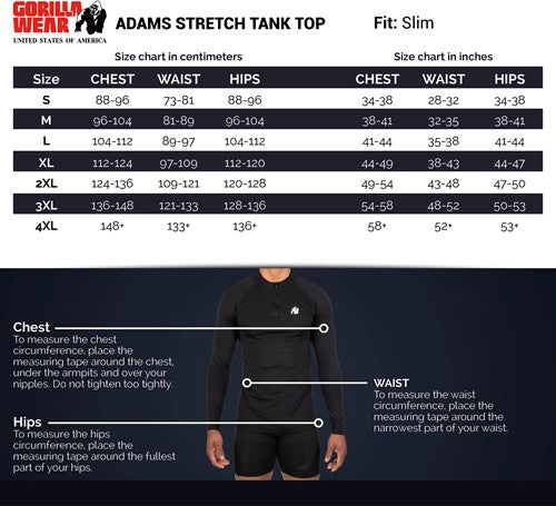 Adams Stretch Tank Top - Kaikki värit