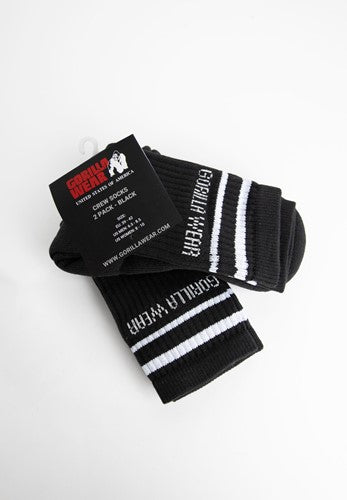 Gorilla Wear Crew Socks 2-Pack - Kaikki värit
