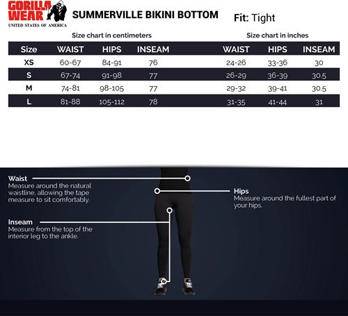 Gorilla Wear Summerville Bikini Bottom - Kaikki värit